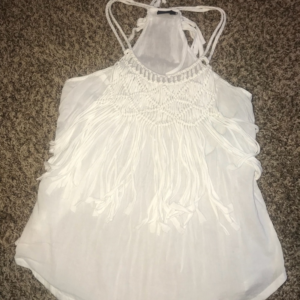 White tank top